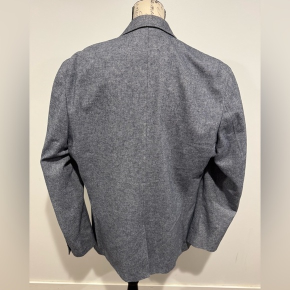 Banana Republic Men’s 46L Light Blue 100% Cotton Tailored Fit Blazer - Picture 4 of 11